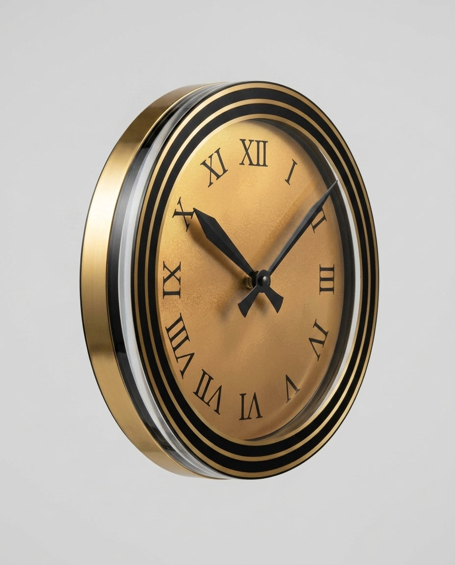 Wall Clock — Side Perspective View | Generated by Modelize