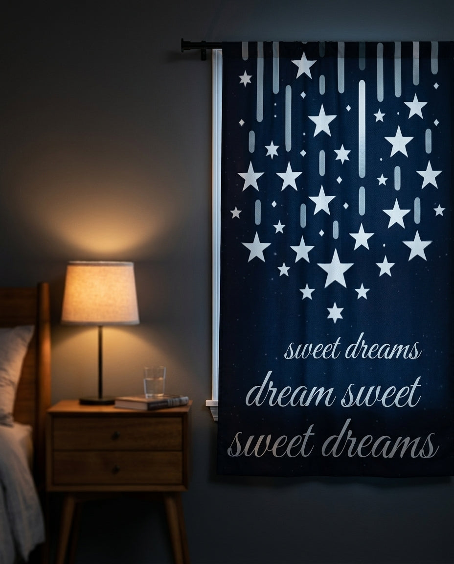 Blackout curtain panel — Cozy Bedroom Lifestyle | Generated by Modelize