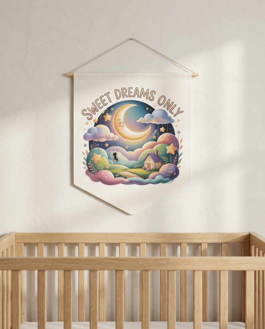 Pennant Wall Banner — Nursery Lifestyle | Generated by Modelize