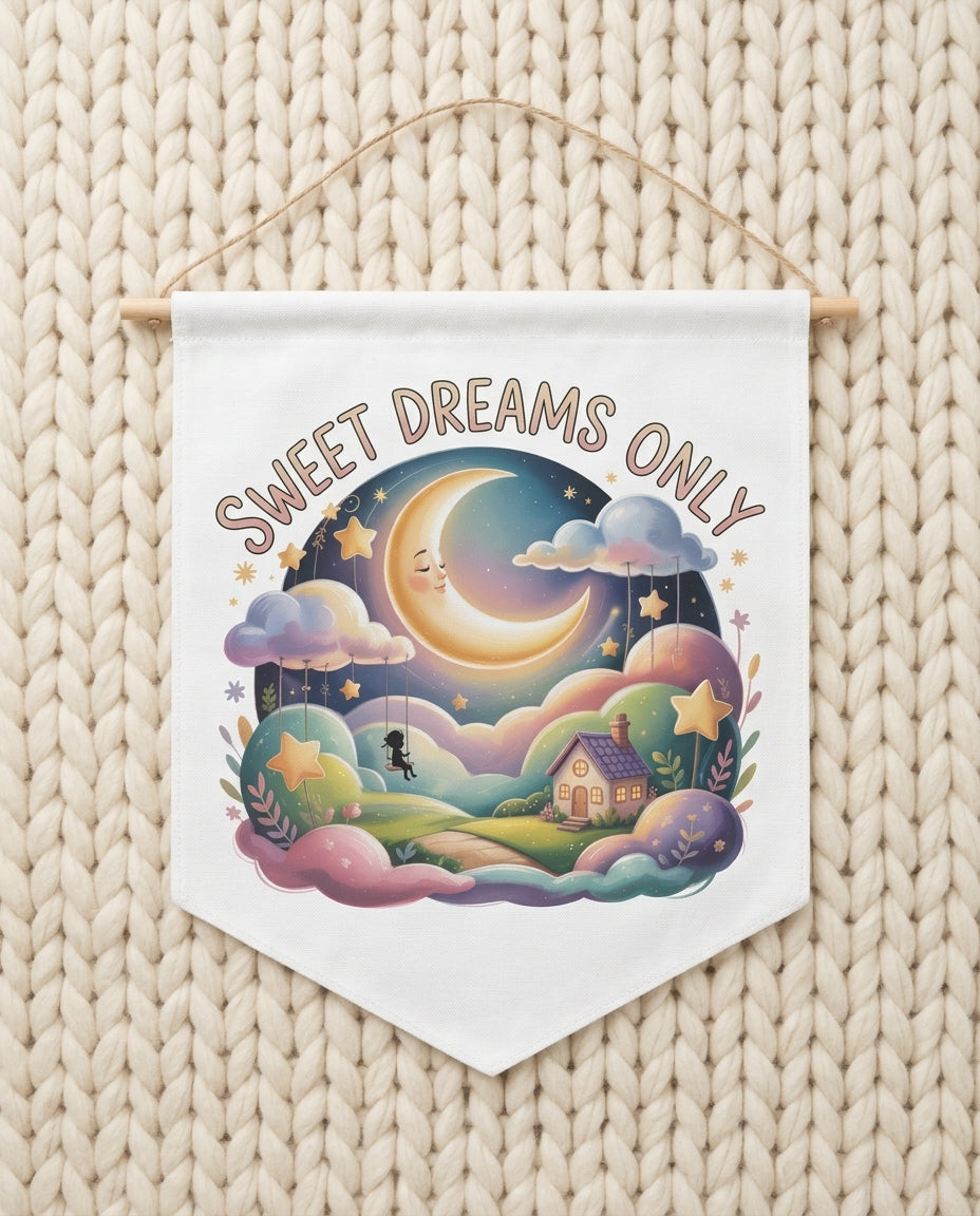 Pennant Wall Banner — Curated Flat Lay | Generated by Modelize
