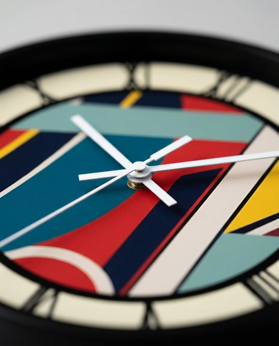 Wall Clock — Macro Dial Detail | Generated by Modelize