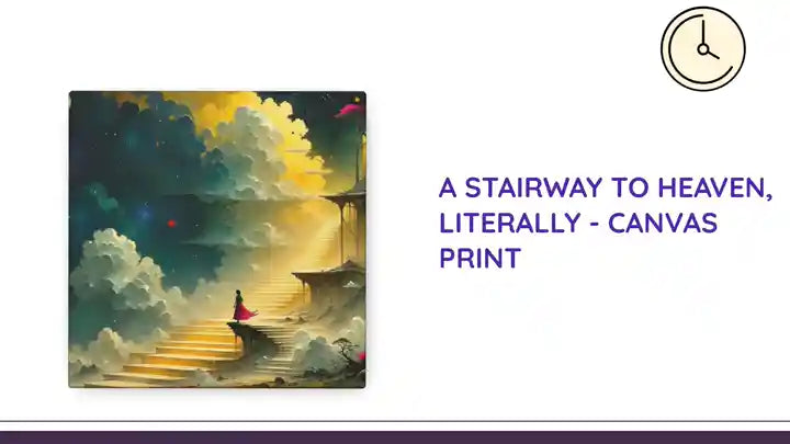 A Stairway To Heaven, Literally - Canvas Print by@Outfy
