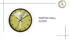 Martini Wall Clock by@Outfy
