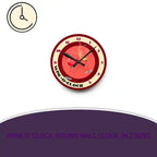 Wine O' Clock, Round Wall Clock, in 2 sizes by@Outfy