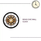 Boho Chic Wall Clock by@Outfy