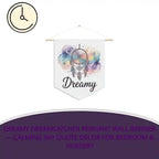 Dreamy dreamcatcher Pennant Wall Banner &mdash; Calming Sky Quote Decor for Bedroom &amp; Nursery by@Outfy