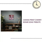 Canvas Print Cherry Bomb Song Tribute by@Outfy
