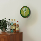 Martini Time Acrylic Wall Clock